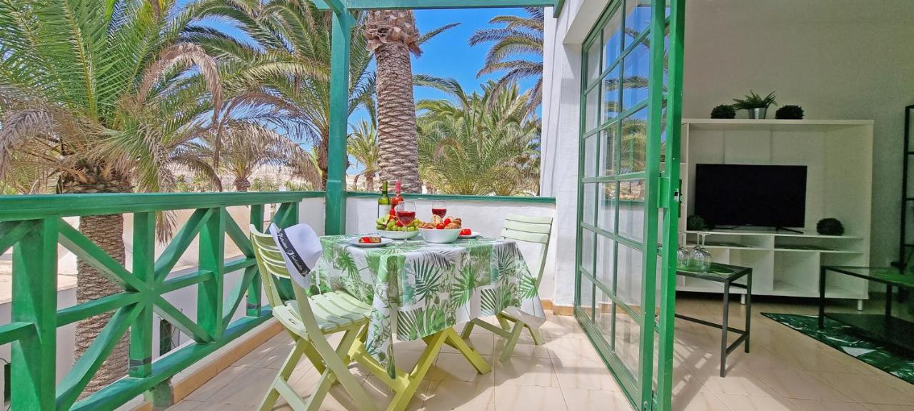 Ferienwohnung Palm Garden - Costa Calma - Pool - Glasfaserinternet Bagian luar foto